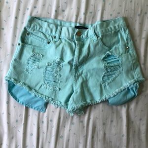 Forever 21 Teal Shorts